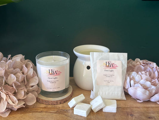 First Light Luxury Soy Wax Candle