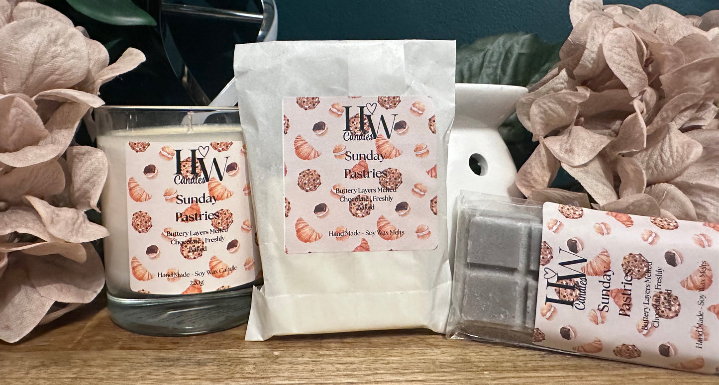 Sunday Pastries – Luxury Soy Wax Melts