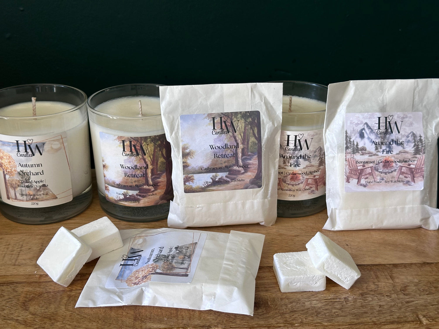 The Notes of Autumn Collection - Luxury Soy Wax Candles & Soy Wax Melts