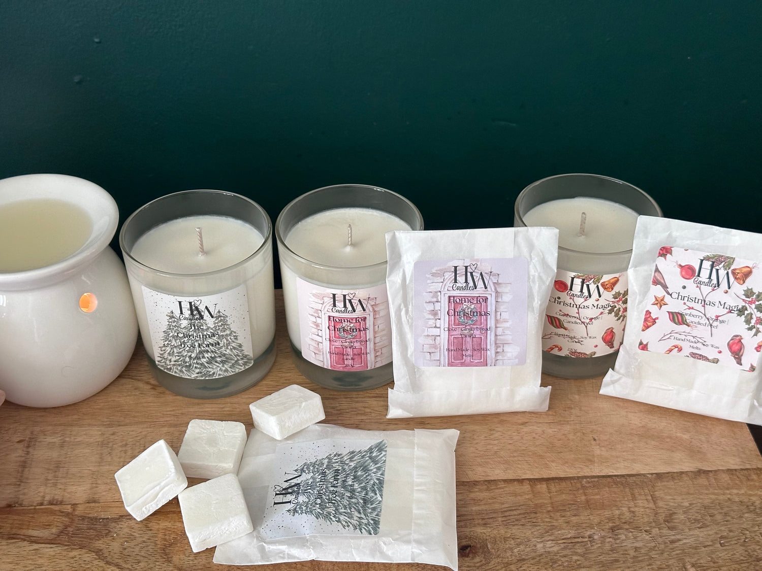 The Christmas Collection - Luxury Soy wax Candles & Wax Melts