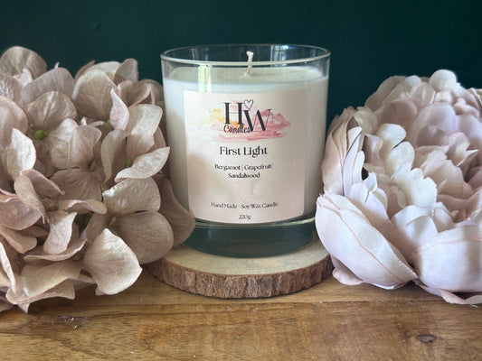First Light Luxury Soy Wax Candle