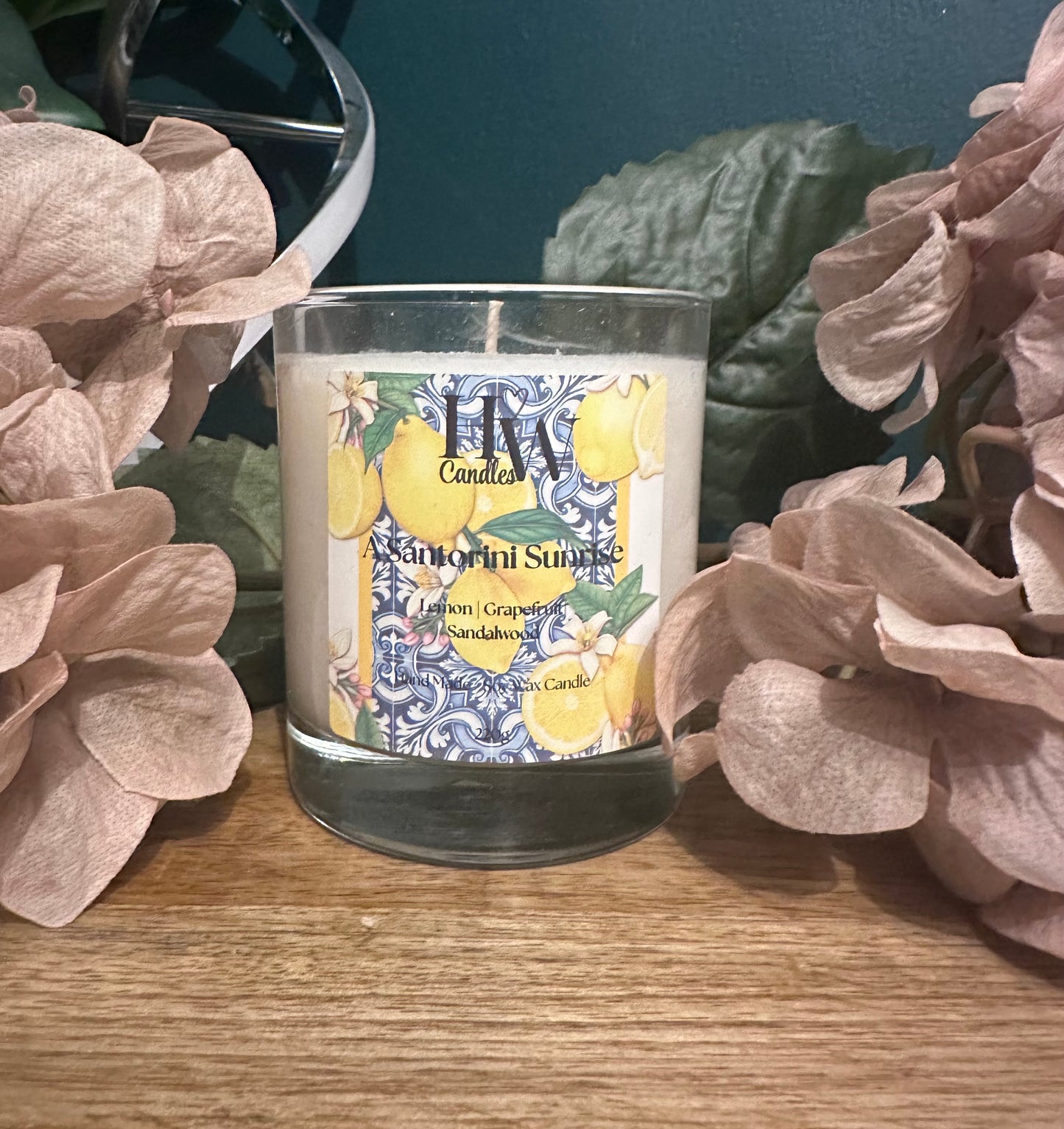Santorini Sunrise Luxury Soy Wax Candle