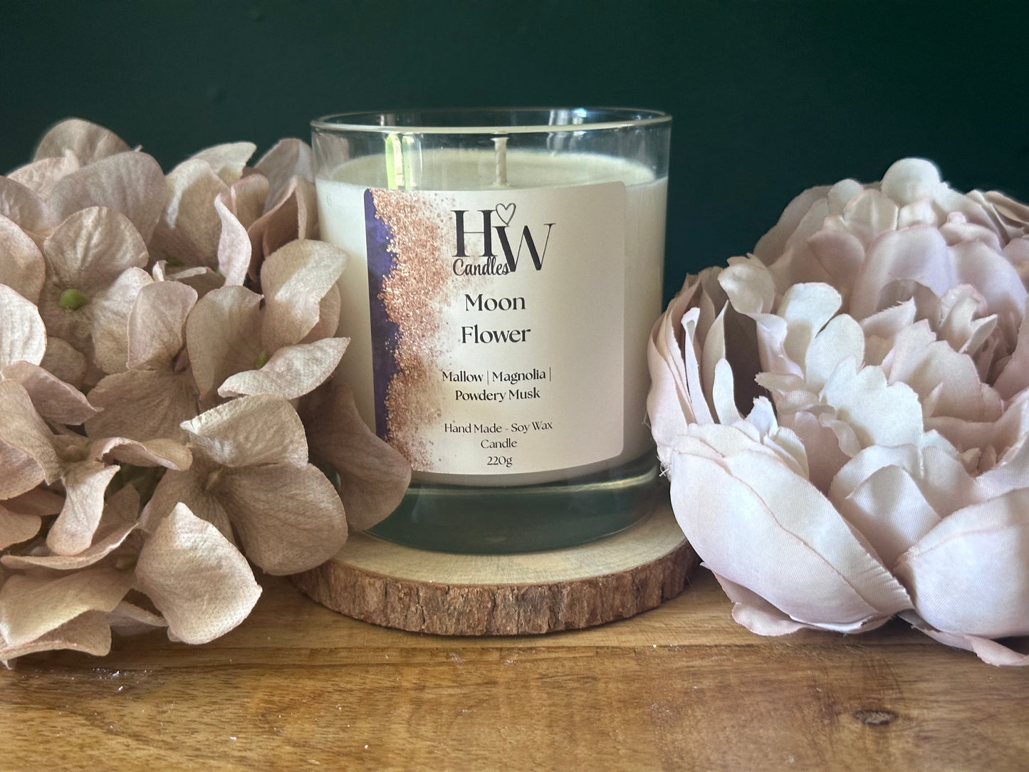 Moon Flower Luxury Soy Wax Candle